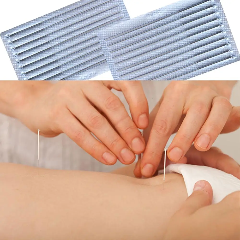 100 шт./лот одноразовые стерильные иглоукалывающие иглы для иглоукалывания и