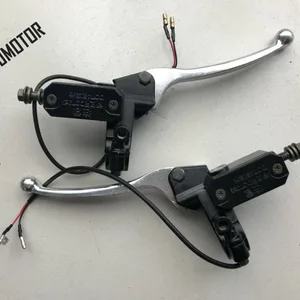new model e bike leftright side hydraulic brake handle w master cylinder assy for chinese e scooter qj keeway atv moped part free global shipping