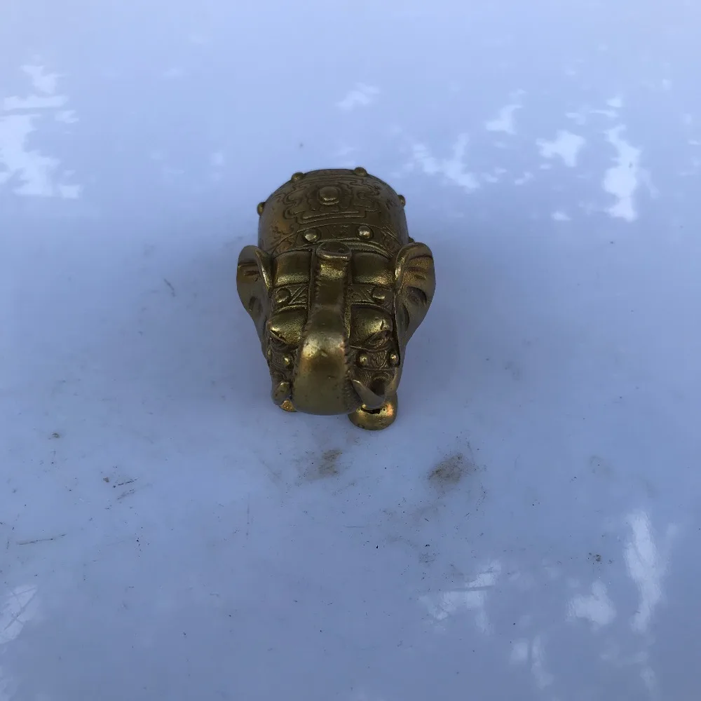 Китайская латунная статуя слона | Дом и сад