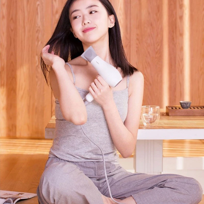 Xiaomi Yueli Фен складной компактный защита от перегрева Портативный Дорожный фен 1200
