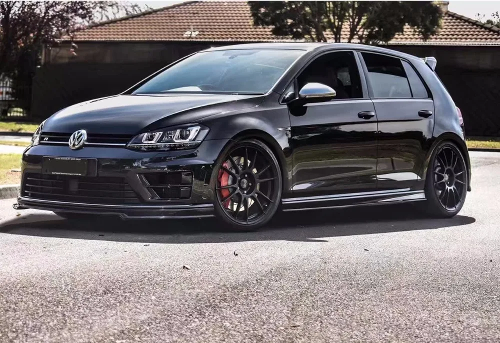 Передний спойлер для VW GOLF 7R MK7R стильный передний из углеродного волокна Golf |