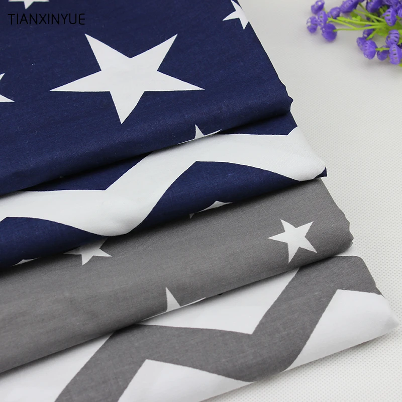 Подушка серии морской волны и Star 4 шт. хлопковая ткань для шитья тильда кукла тела