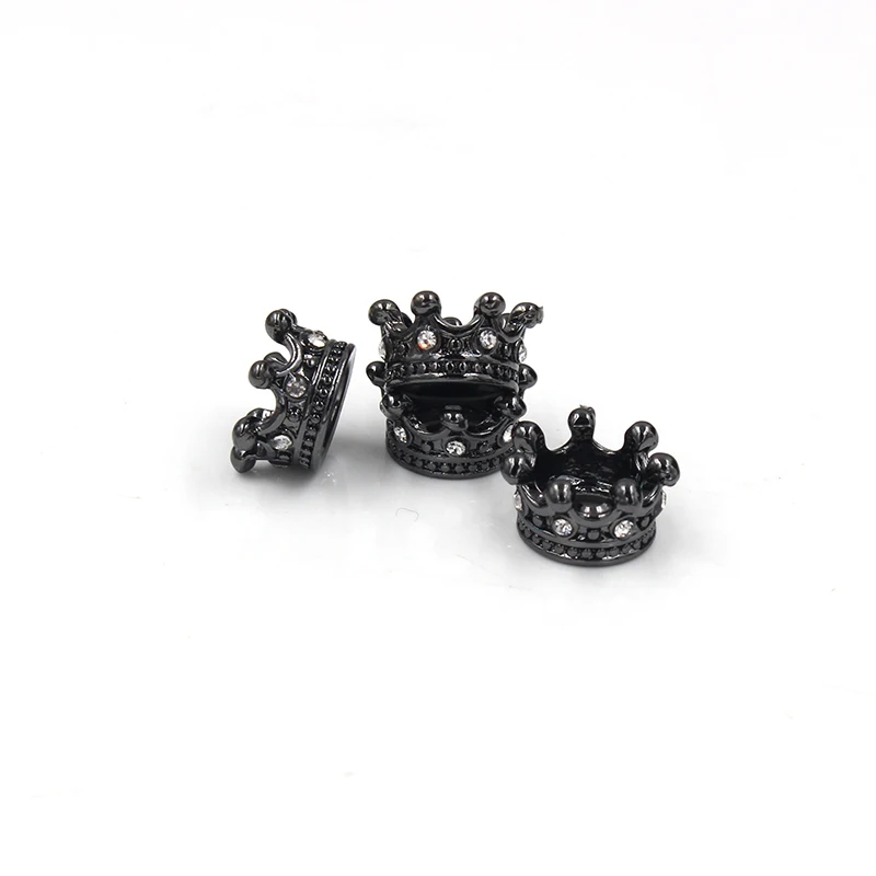 10 шт./лот циркониевые хрустальные подвески в виде короны аксессуары сделай сам