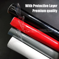 with protective layer black white red bright glossy black vinyl car decal wrap sticker black gloss film wrap for motorcycle car