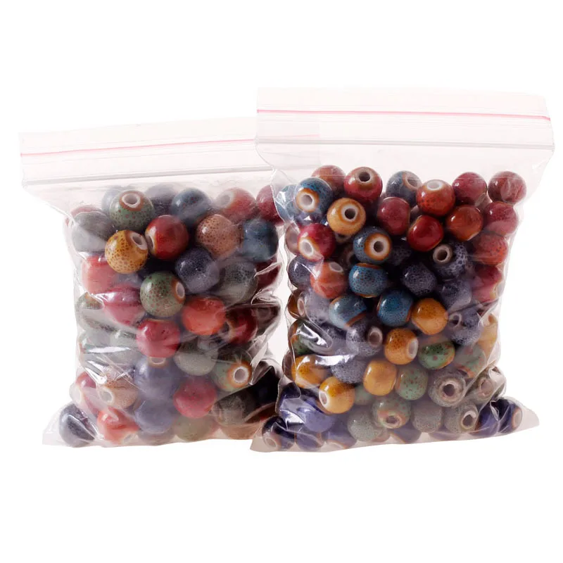 100 шт. круглые керамические бусины 8 мм|beads 3mm|beads for jewelry makingspacer beads |