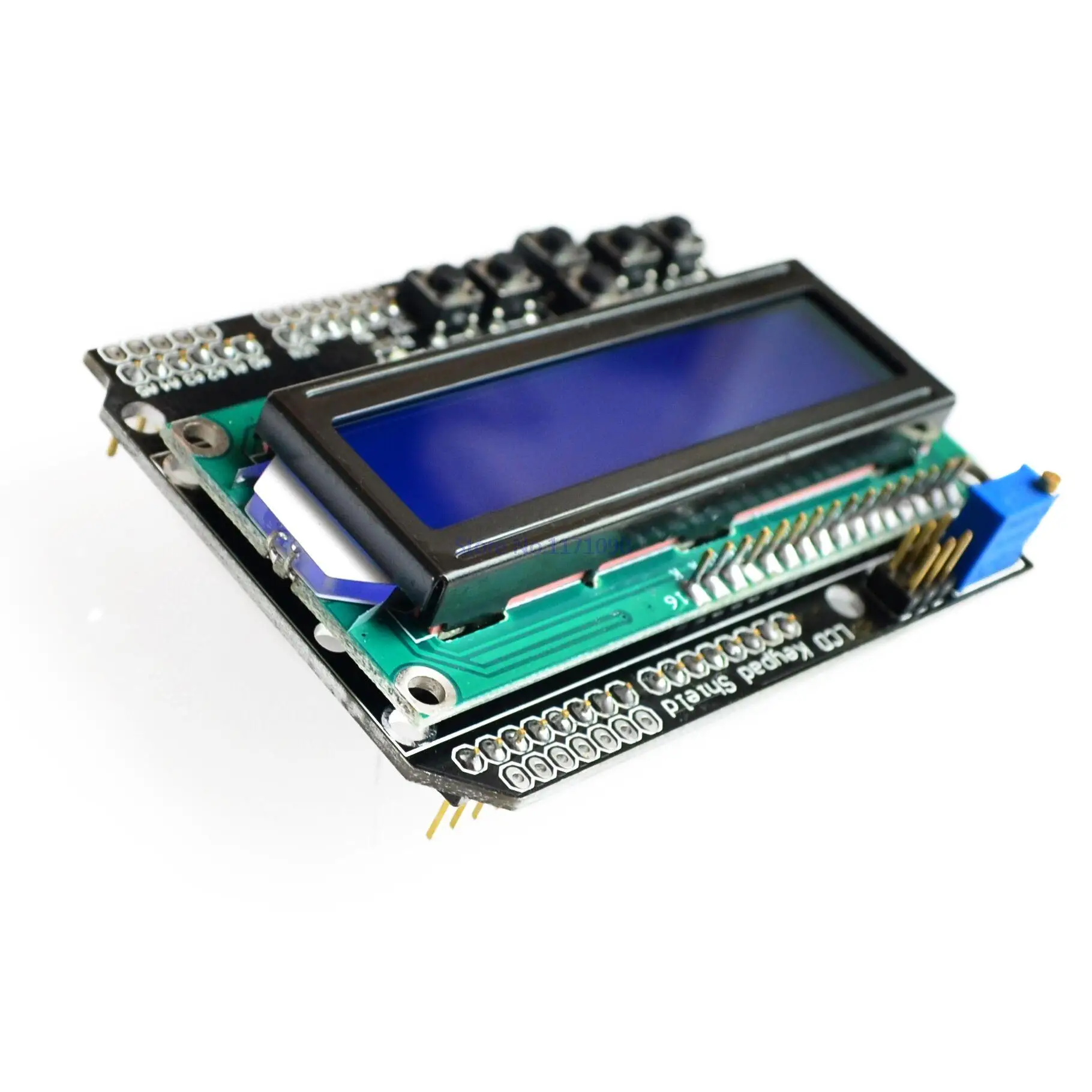 ЖК клавиатура Щит 1602 дисплей Модуль для Arduino ATMEGA328 ATMEGA2560 raspberry pi UNO синий экран|lcd