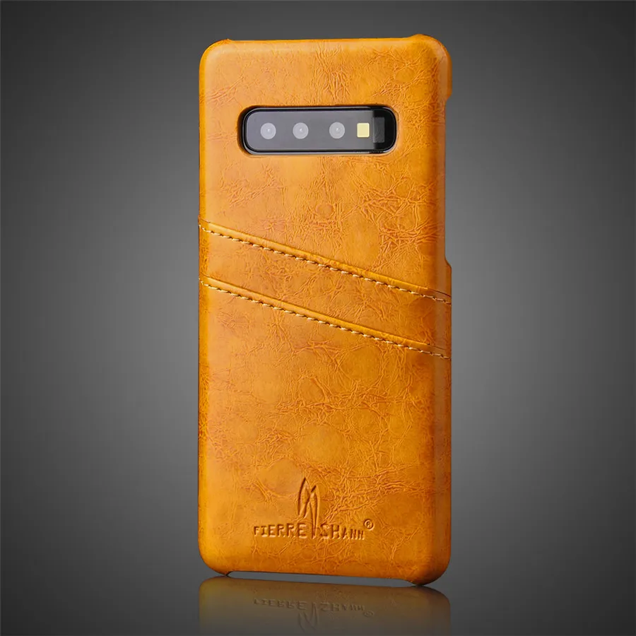 Чехол из натуральной кожи для Samsung Galaxy S10 Plus S10e Note 8 9 Ретро винтажный защитный