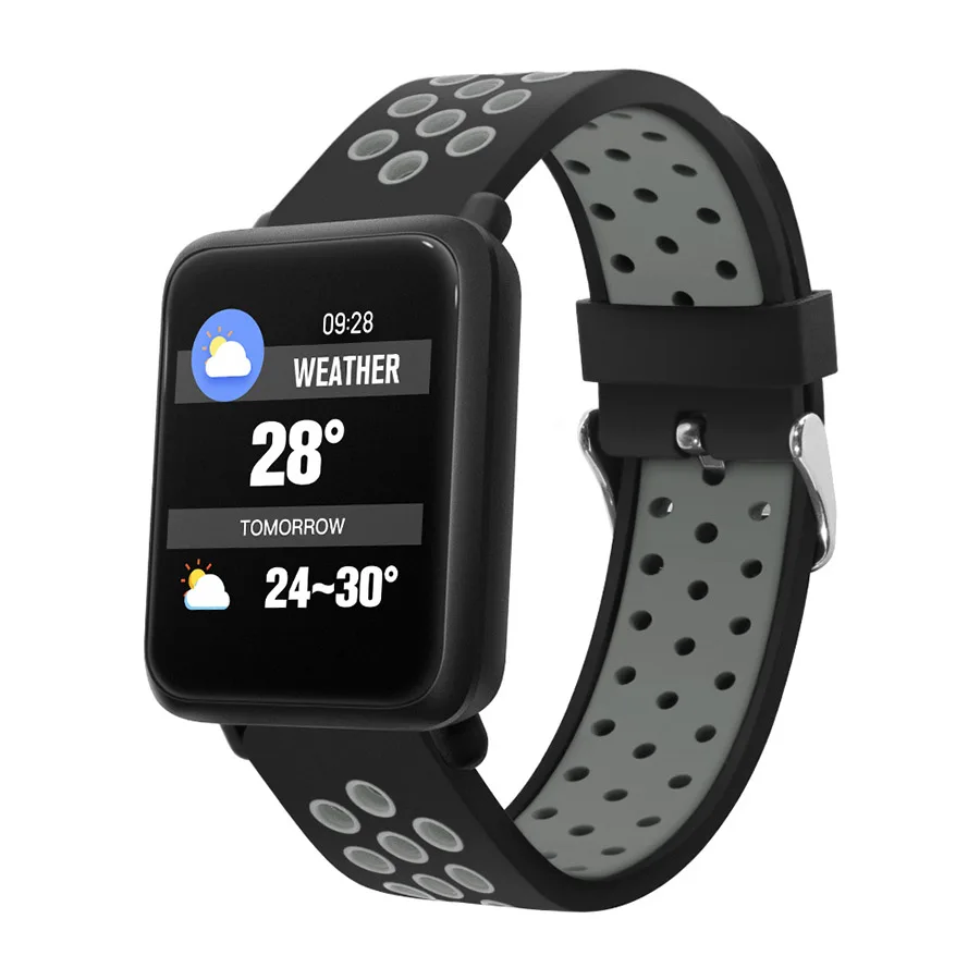 smartwatch COLMI M28 Смарт-часы IP68 Водонепроницаемый сердечный ритм кровяное давление Smartwatch для Xiaomi Android IOS Phone LINK Band SPORT 3 - Цвет: smartwatch