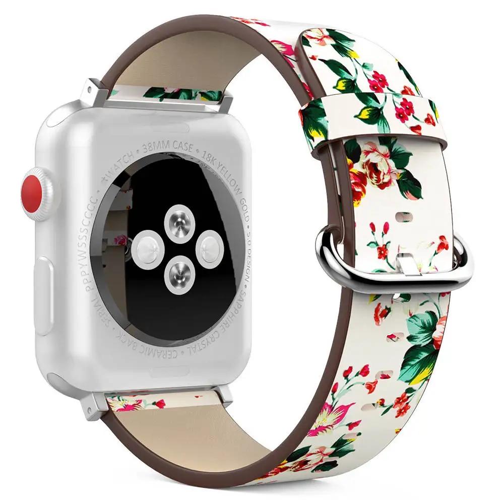 Высококачественная Петля из натуральной кожи для iWatch 4 40 мм 44 спортивный браслет