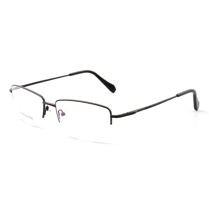 

Оптовая продажа, мужские деловые Полуободковые Металлические простые оправы для очков Sunny, классические очки