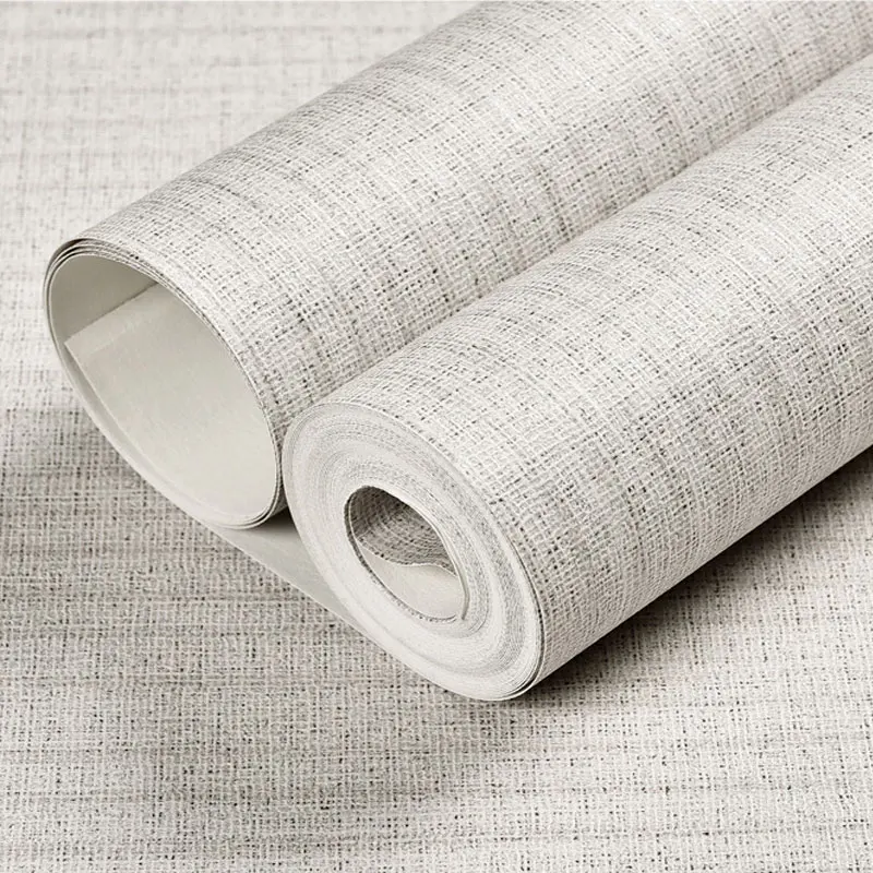 

Solid Color Strip Walllpapers Home Improvement Living Room Bedroom Wall Paper Roll Grey Contact Paper papel decorativo pared