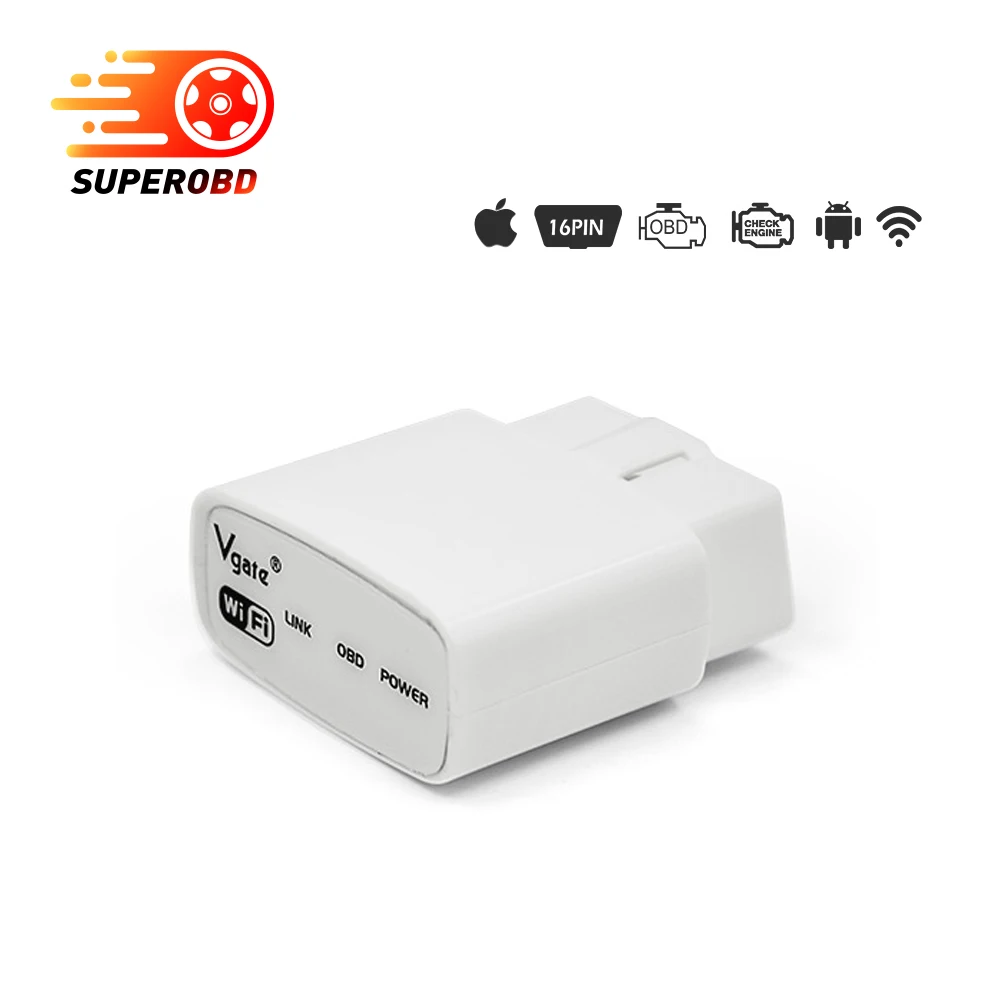 ELM327 Vgate iCar elm327 wifi OBDII OBD 2 Автомобильный диагностический инструмент для iPhone IOS Android PC iPad автомобиля