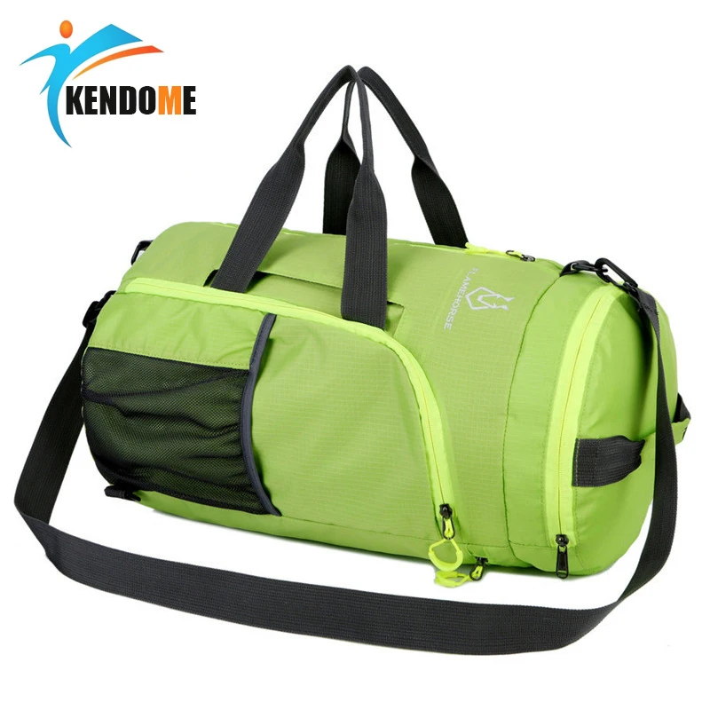 

Waterproof Nylon Sport Outdoor Shoulder Tote Gym Bag Men Women Foldable Lightweight Multi-function Fitness Bags Travel Handbag