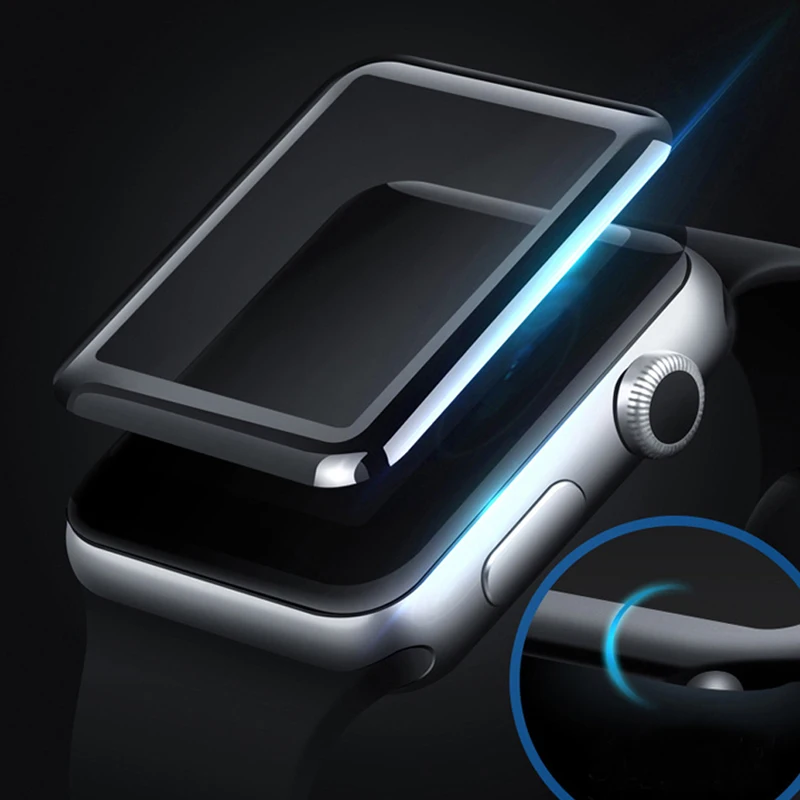 Защитная пленка из закаленного стекла с полным покрытием для Apple Watch 44 мм 40 Серия i