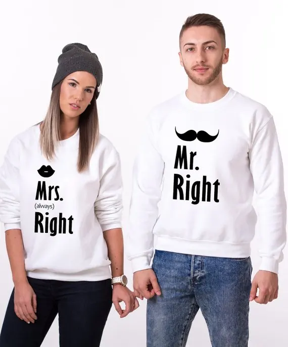 

Свитшоты Sugarbaby Mr и mrs, одежда для пар, свитшот для мужчин и женщин, одежда для младенцев, подарок для новорожденных, топы высокого качества