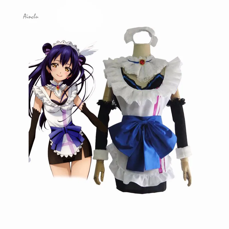 Ainclu Настроить Бесплатная доставка взрослых Новая мода LoveLive! Sonoda Umi маскарадный