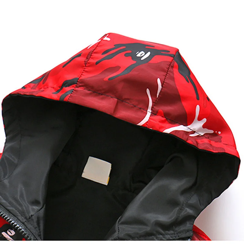 Boys Camouflage Jacket Autumn Winter Children Coats Sport Casual Kids Jackets Double-deck Waterproof Windproof JH009 |