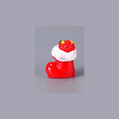 BAIUFOR новые рождественские миниатюры Санта Клаус Снеговики DIY Террариум аксессуары Волшебные садовые фигурки Кукольный дом Декор - Цвет: e