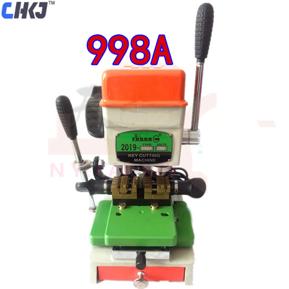 CHKJ 998A GOSO универсальная вертикальная машина для резки ключей, набор замков для слесарного инструмента, дублирующая машина для ключей