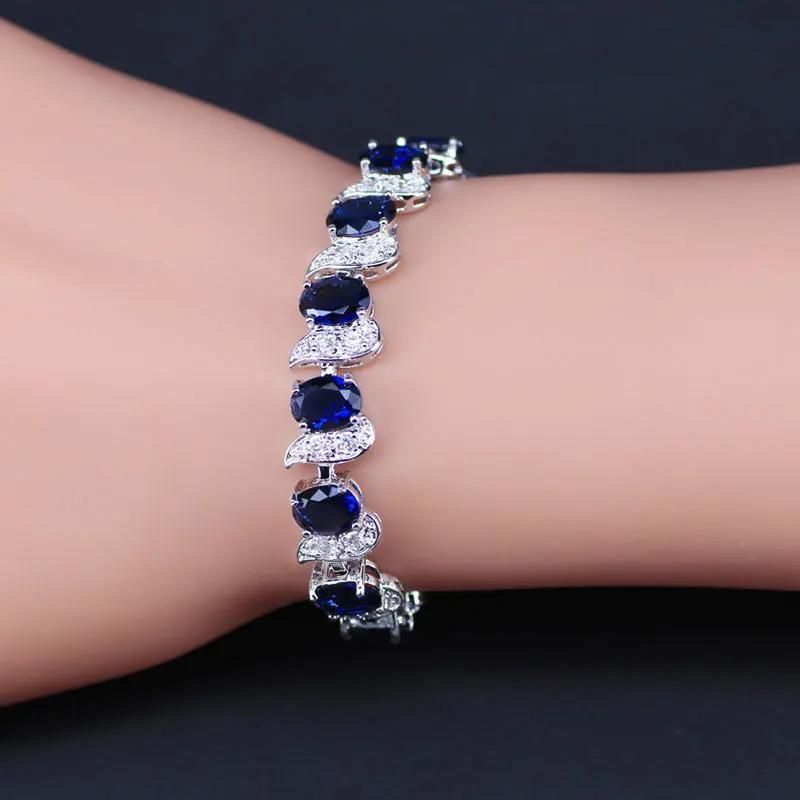 Комплект из браслета серег и кольца серебристого цвета|jewelry set bracelet|colorful jewelry
