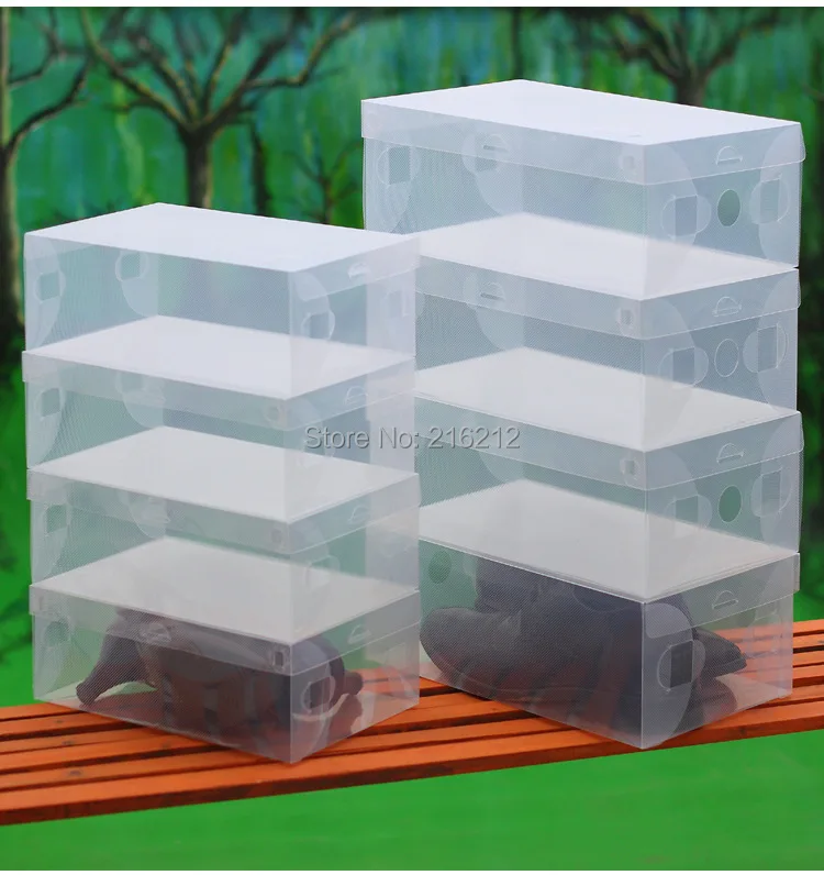 50 шт. прозрачный органайзер для обуви|shoes case|storage organizer boxorganizer box |