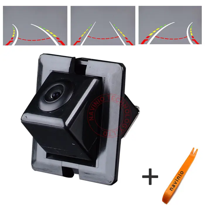 CCD track Camera Directive Parking Assistance back up For TOYOTA NEW PRADO Car Rear View Reverse Sensor Autoradio Wide Angle  HD