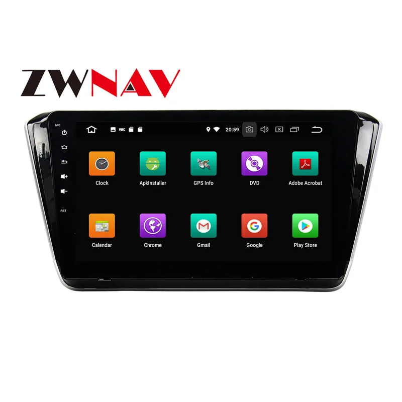 Android 9 4GB ram Автомобильный gps навигатор Автомобильный dvd-плеер для SKODA Superb B8 магнитофон мультимедийная система