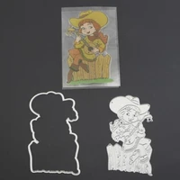scd470 girl metal cutting dies for scrapbooking stencils diy album cards decoration embossing folder die cuts clear stamps tools