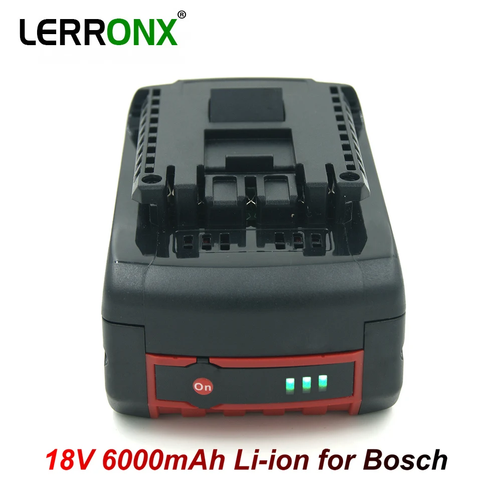 Аккумуляторная батарея LERRONX BAT609 литий ионная аккумуляторная дрель 18 в 6000 мАч