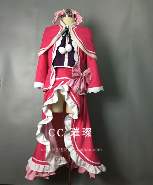 2016 Re Zero kara Hajimeru Isekai Seikatsu костюмы Беатрисы Косплэй костюм Беатриче для косплея