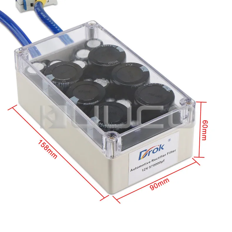 DC Повышение Модуль Питания Автомобиль Электронный Выпрямитель Конденсатор