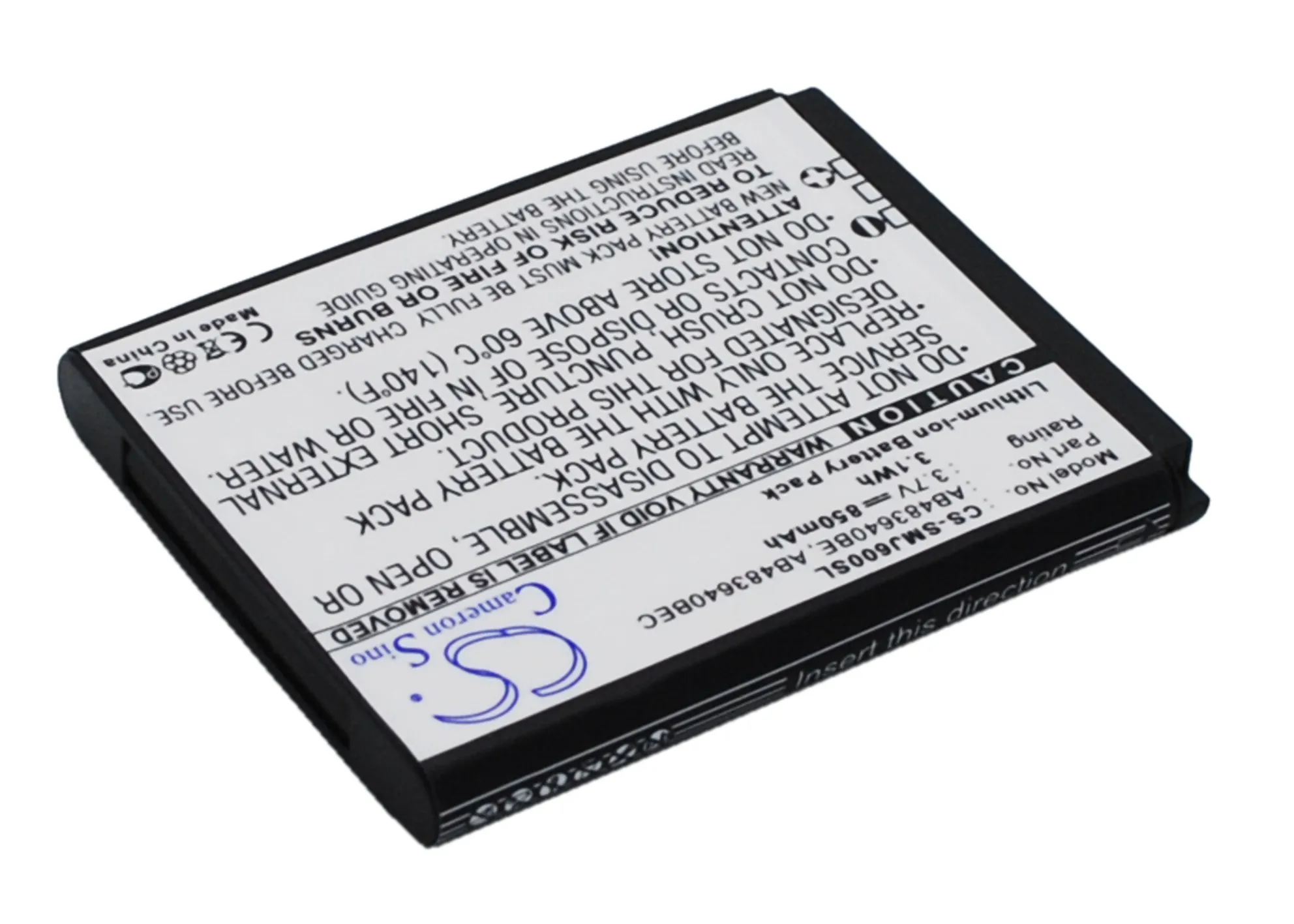 Аккумулятор 3 7 в 850 мАч AB483640BE для Samsung B3210 B3310 C3050 C3053 S7350 S8300 F110 F118 F768 J600 J608 J610 J618