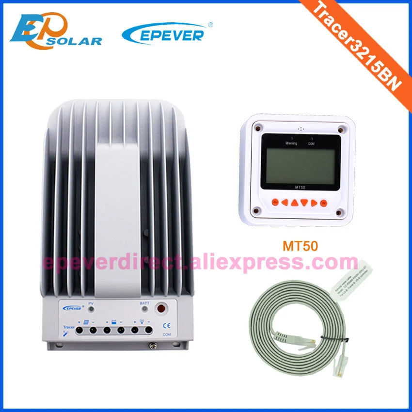 EPEVER 30A 30amp MPPT EPSolar Регулятор 12В 24В автоматическая работа солнечная панель с MT50