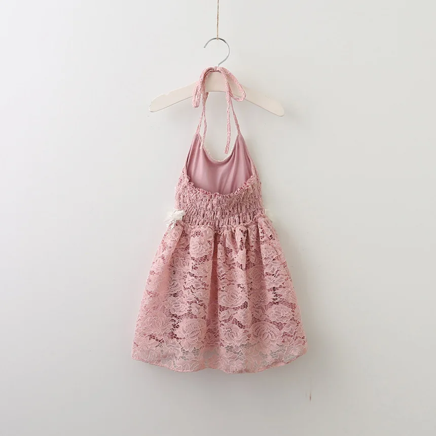 2017 Fashion Kids Summer Lace Princess Dress Pearl No Brand Flower Girl Patterns | Детская одежда и обувь