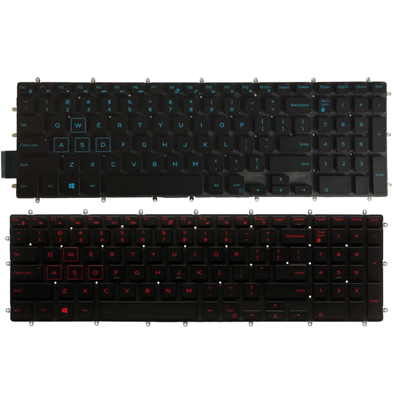 Новая клавиатура US для ноутбука Dell PK131Q02B00 NSK EC0BC 01 9z. Nczld.a01 03NVJK раскладка клавиатуры