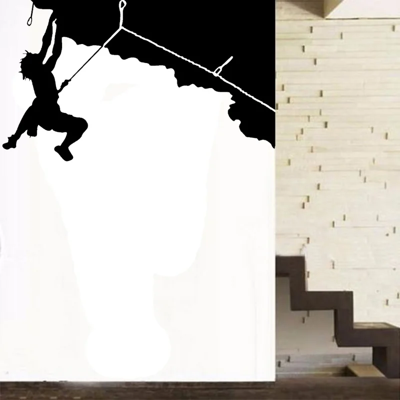 Наклейка на стену для скалолазания спорт креативный силуэт настенная гигантская