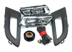 Золотой Для VW Polo Vento седан 2011 2012 2013 спереди Галогенные Противотуманные светильник Противотуманные фары светильник решетка туман светильник комплект - Название цвета: Золотой