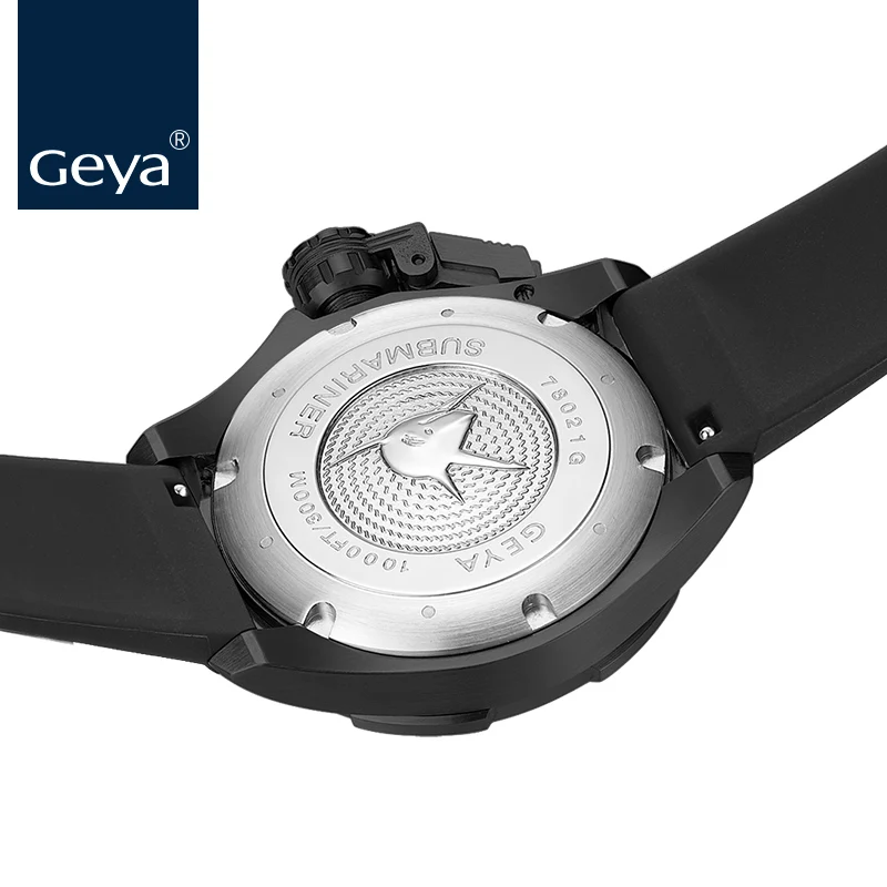 Улучшенная версия Geya Miyota мужские часы Submari Diver RLX светящиеся сапфировые