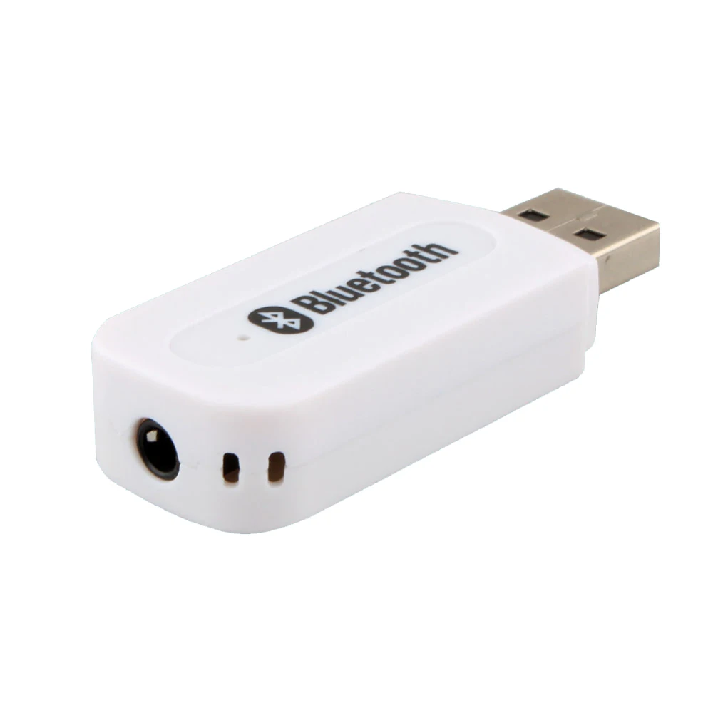 Белый USB беспроводной Bluetooth 3 5 мм музыкальный аудио автомобильный приемник