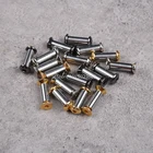 2 шт., винтовая заклепка M4 для рукоятки ножей сделай сам, материал, Крепежная пластина для мебели