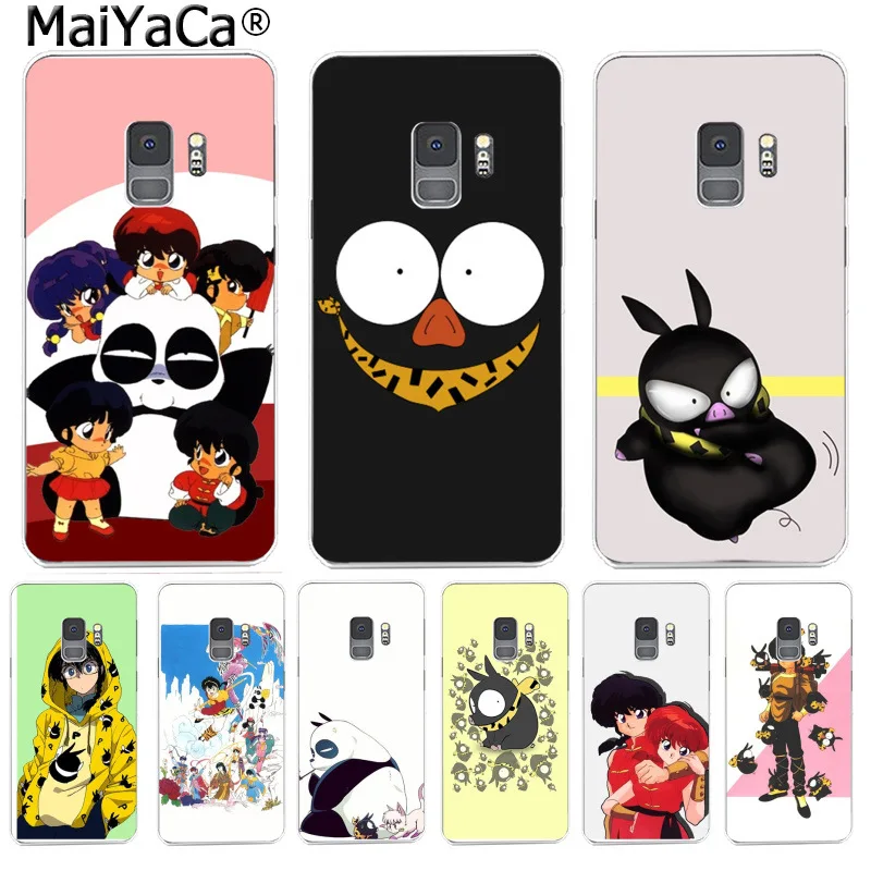 MaiYaCa мультфильм Ranma чехол для телефона Смешные буквы Чехлы Samsung S9 plus S5 S6 S6edge S6plus S7