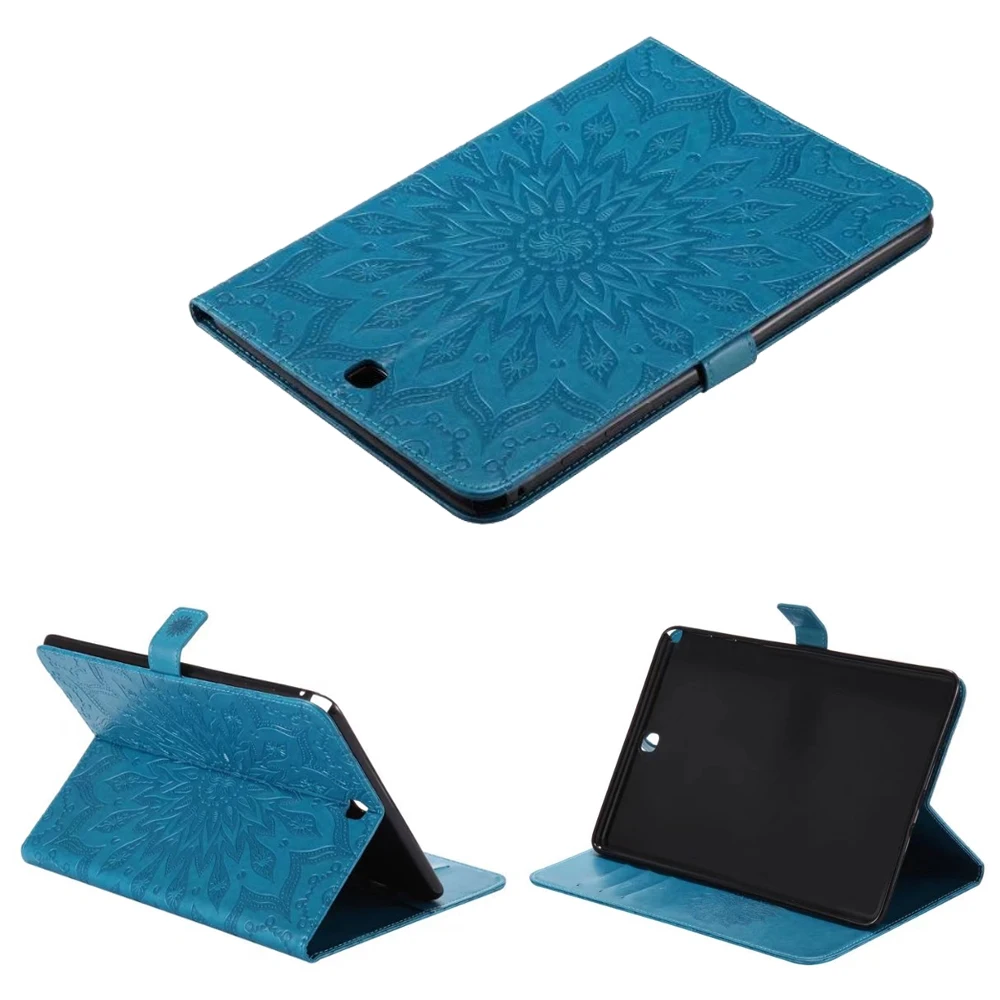 Роскошный чехол с тиснением для samsung Galaxy Tab A, 9,7 дюймов, SM-T555, T550, P550, из искусственной кожи, с подставкой, откидной SM-T550, защитный чехол для планшета