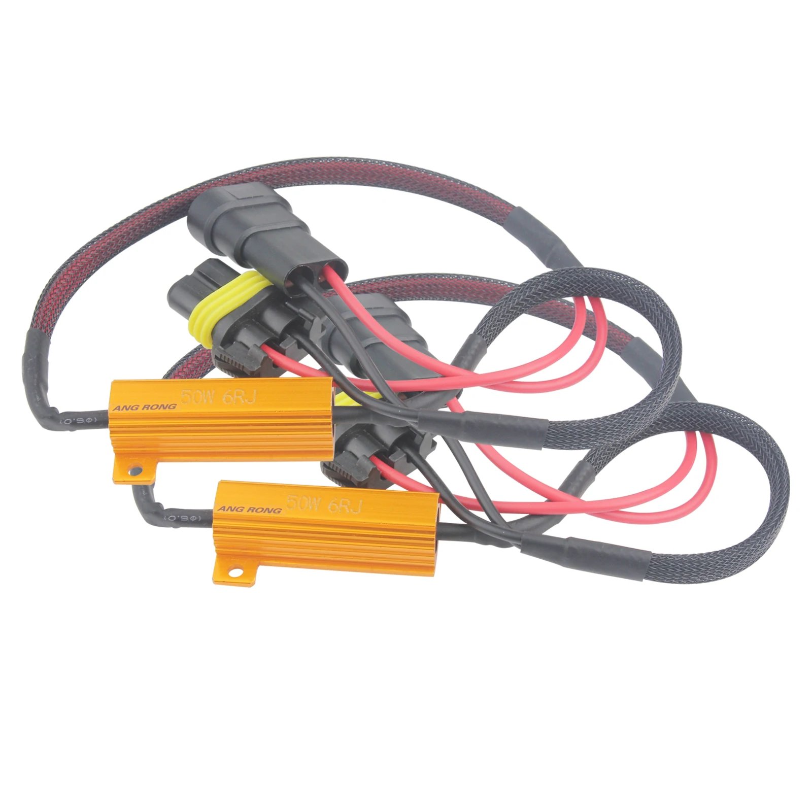 ANGRONG 2x9006 HB4 светодиодные противотуманные фары DRL без предупреждения ошибка