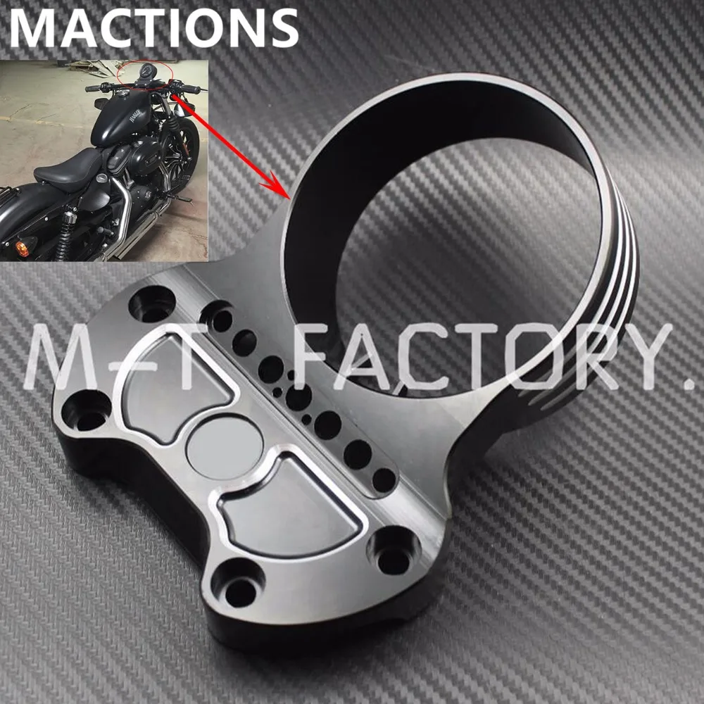 

Мотоцикл черный Кронштейн инструмента для Harley Sportster XL883 пользовательский низкий 1200 CNC алюминий