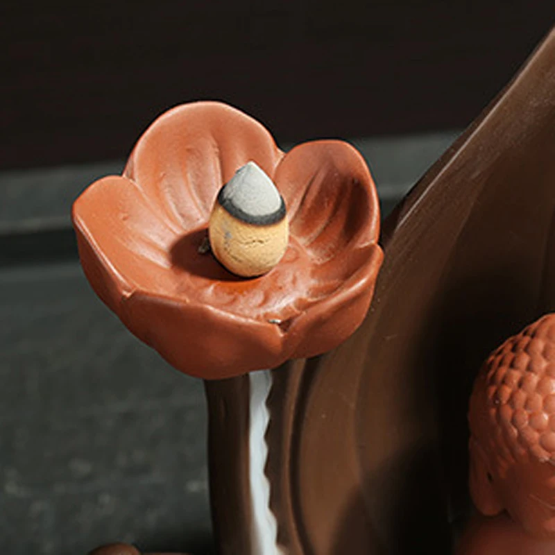 Новейший большой держатель для благовоний с изображением Будды и Гуаньинь