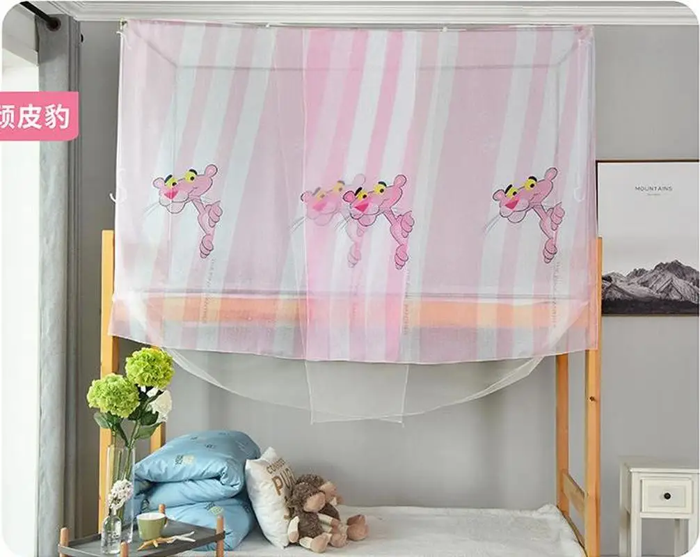 High Density Square Mosquito Net Insect Repellent NET Printed Flamingo Green Leaf Privacy Protection Easy Installation & Carry | Дом и сад