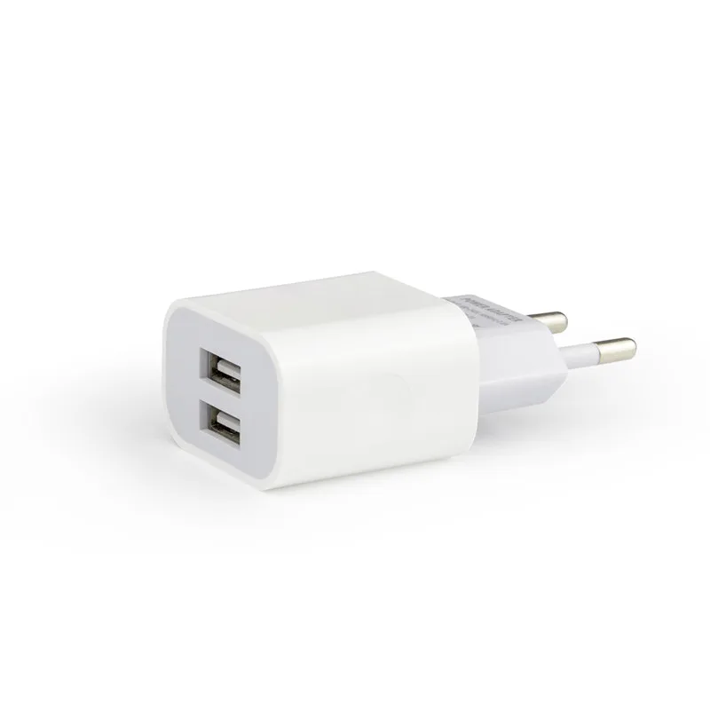 EU Plug 5V 2A 2USB выходное зарядное устройство для телефона для путешествий адаптер совместимый страна РОССИЯ Украина Германия Польша Франция Испания и т. Д - Тип штекера: EU plug 2USB