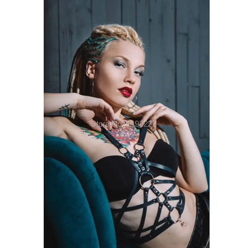 Крутой сексуальный женский клубный ремень ручной работы в стиле панк для девушек