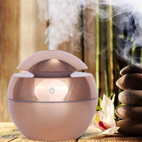 usb aroma essential oil diffuser ultrasonic air home humidifier mini mist maker aroma diffuser 130ml 7 color led light office