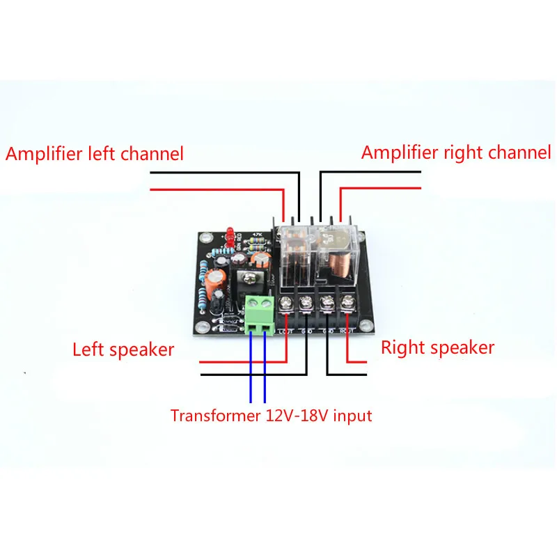 AIYIMA динамик Защитная плата 2,0 Omron релейная плата защиты AC 12 V-18 V аудио портативная плата защиты динамика